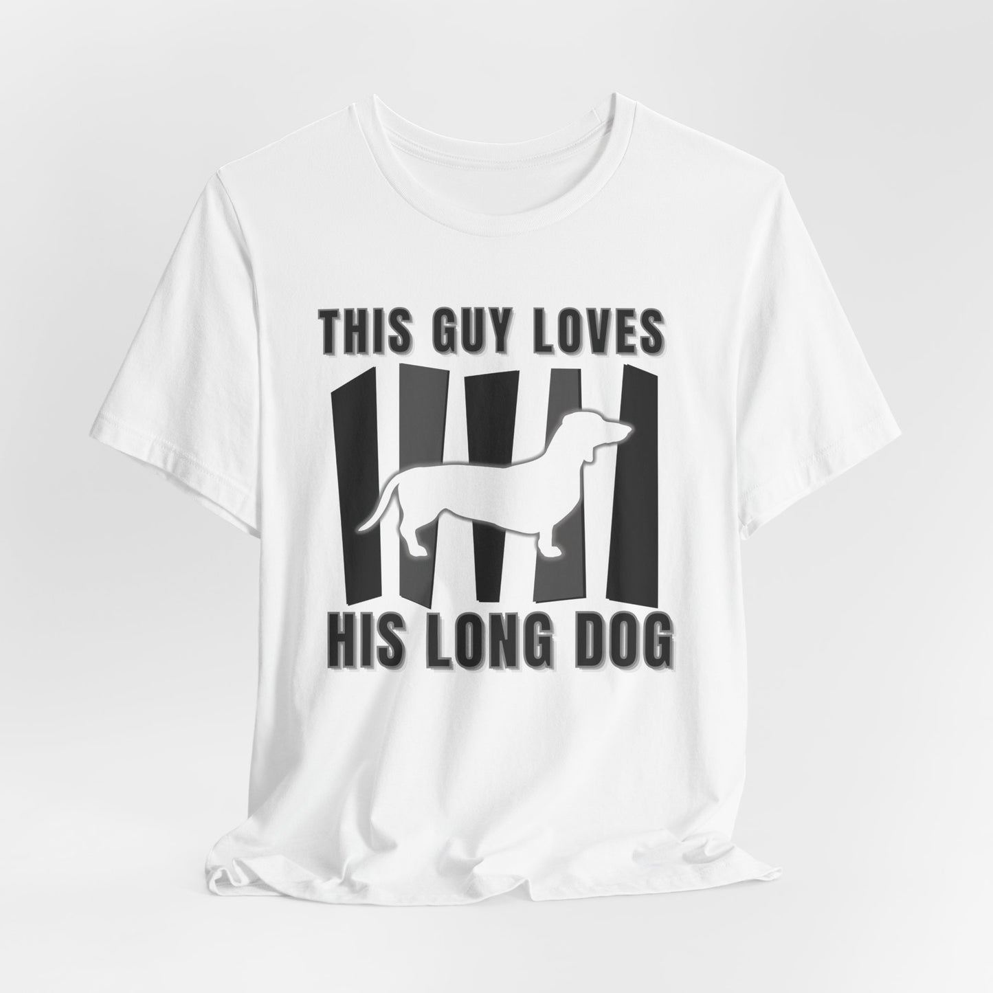 This Guy Loves His Long Dog Men T-Shirt