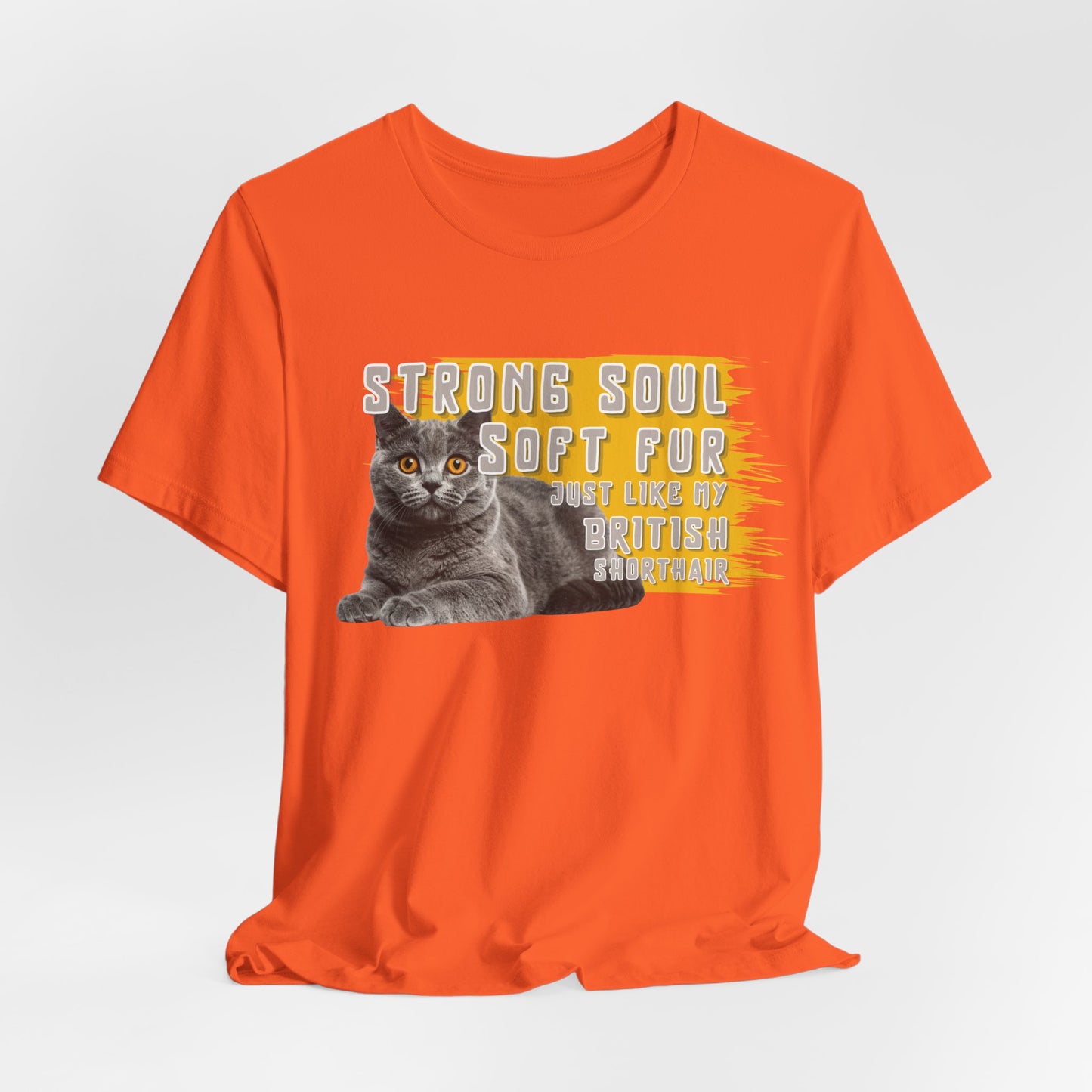 Soft Fur Strong Soul Just Like Me And My British Shorthair Unisex T-Shirt