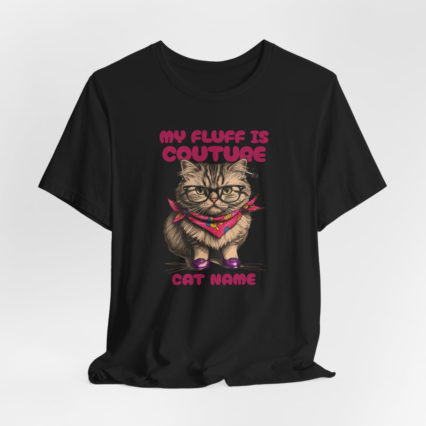 Cat Name Personalize Women T-Shirt
