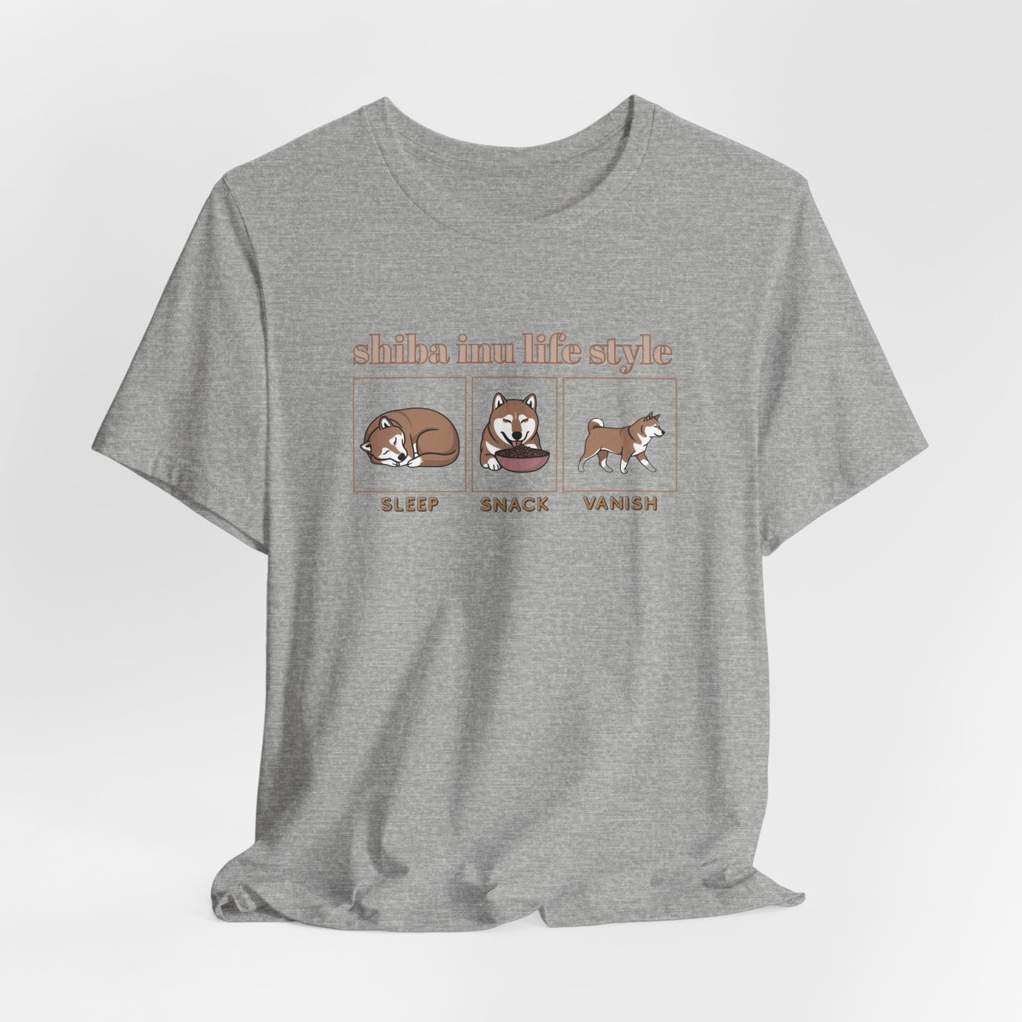 Sleep Snack Vanish Shiba Life Style Unisex T-Shirt