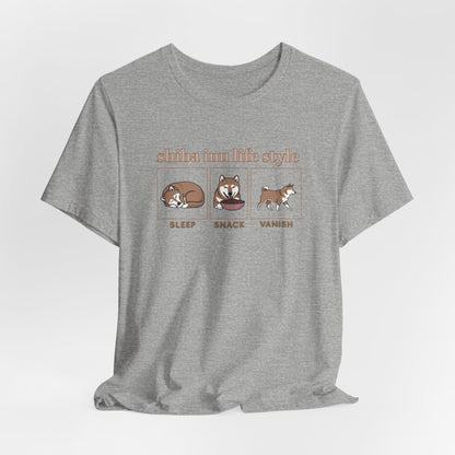 Sleep Snack Vanish Shiba Life Style Unisex T-Shirt