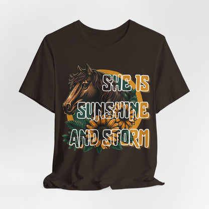 She Is Sunshine And Storm Women T-Shirt