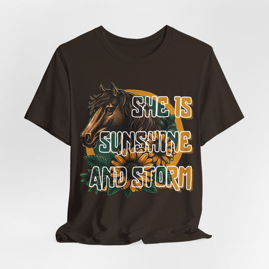 She Is Sunshine And Storm Women T-Shirt