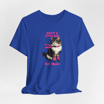 Cat Name Personalize Women T-Shirt