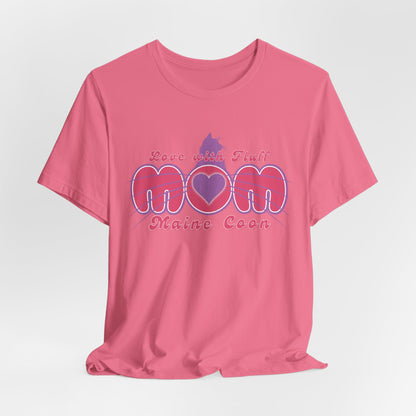 Maine Coon Mom Love With Fluff Women T-Shirt