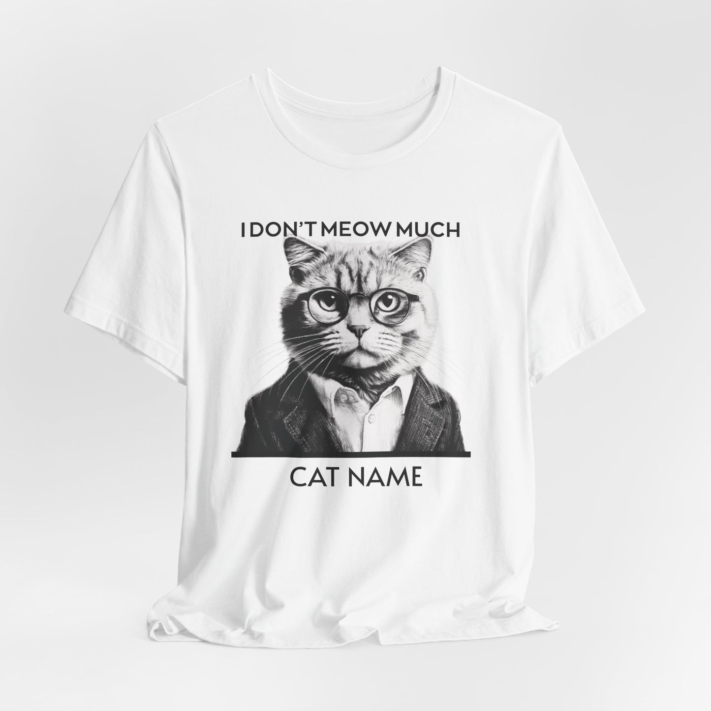 Cat Name Personalize Unisex T-Shirt