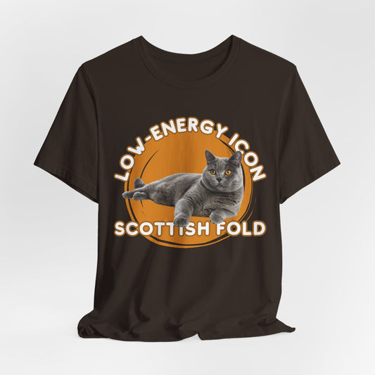 Low-Energy Icon Scottish Fold Unisex T-Shirt