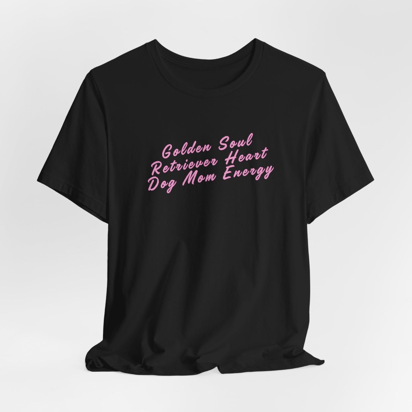 Golden Soul Retriever Heart Dog Mom Energy Women T-Shirt