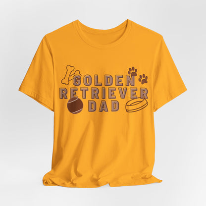 Golden Retriever Dad Men T-Shirt