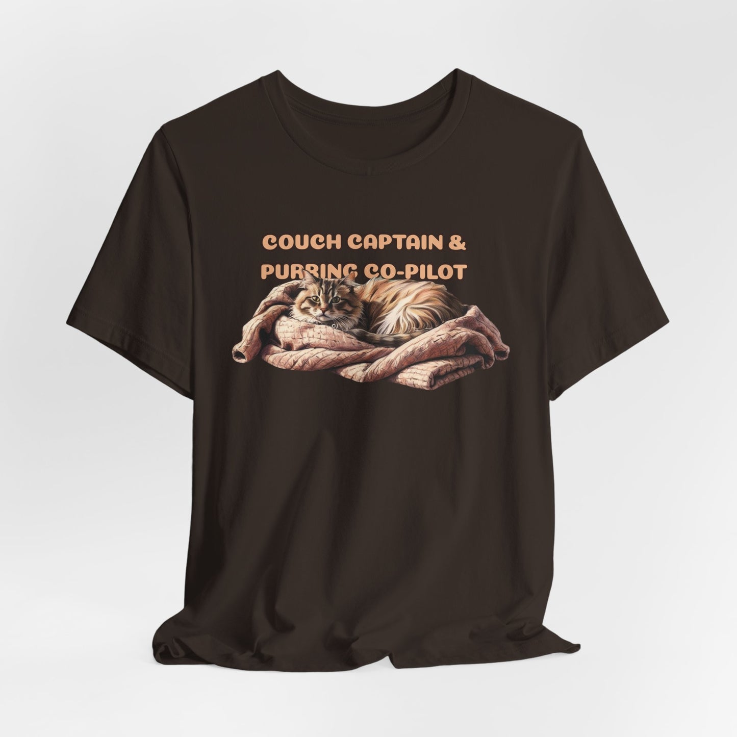 Couch Captain & Purring Co-Pilot Unisex T-Shirt