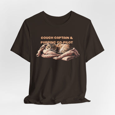 Couch Captain & Purring Co-Pilot Unisex T-Shirt