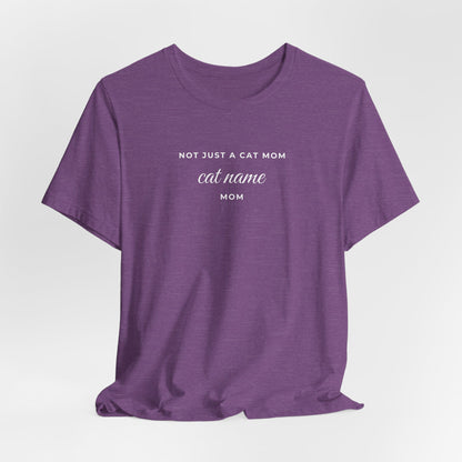 Cat Name Personalize Women T-Shirt