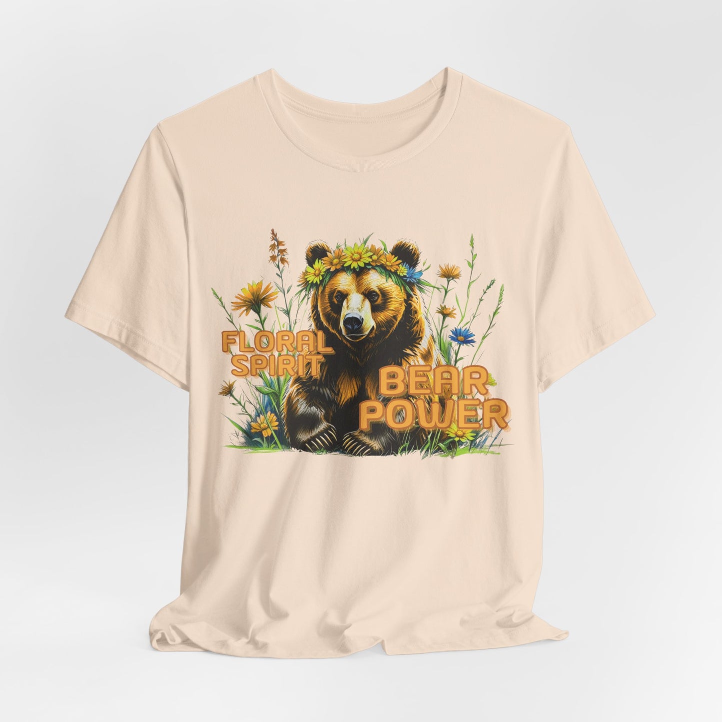 Floral Spirit Bear Power Women T-Shirt
