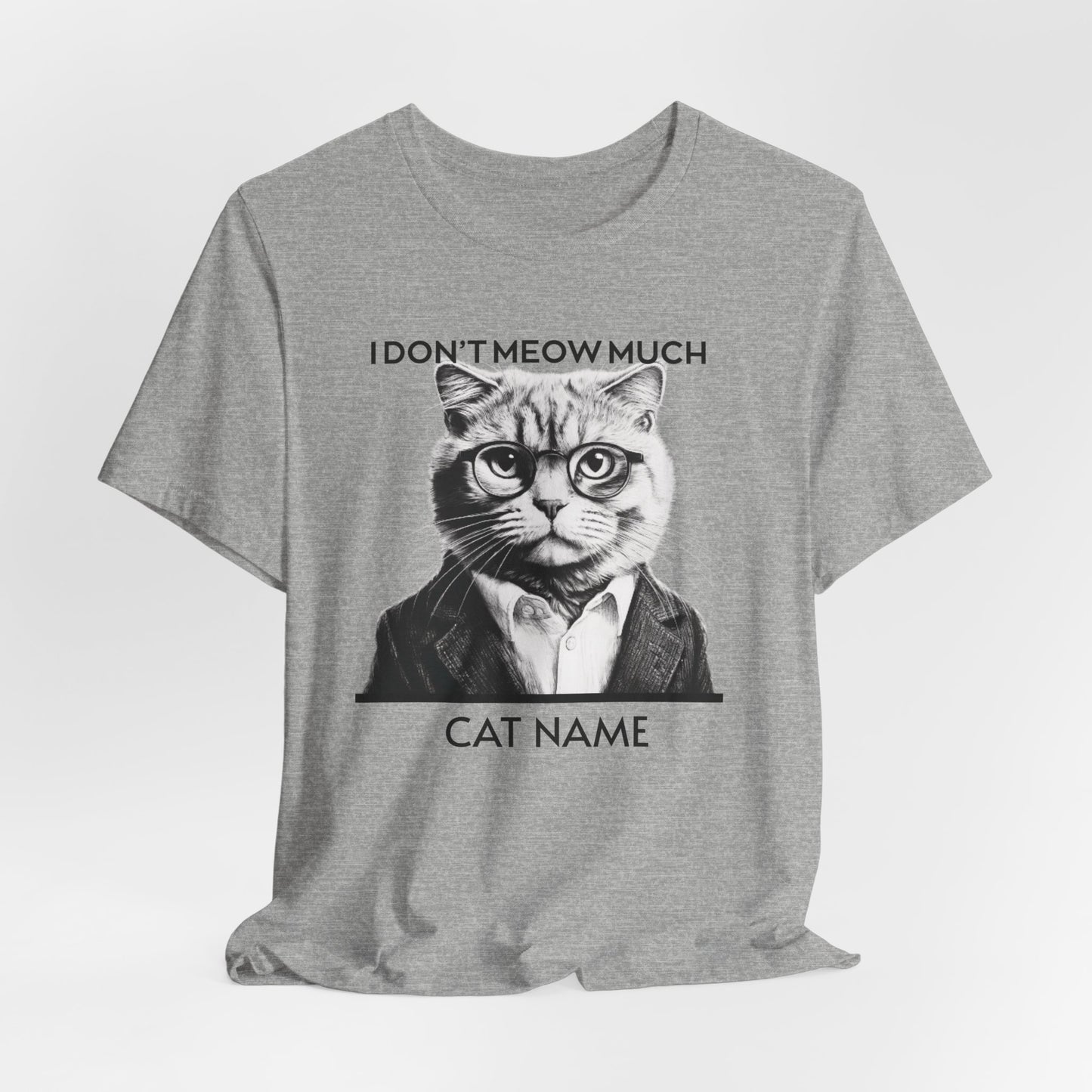 Cat Name Personalize Unisex T-Shirt