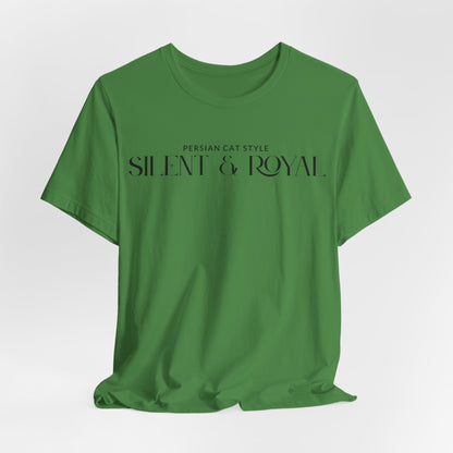 Sit Like A King Persian Cat Style Unisex T-Shirt