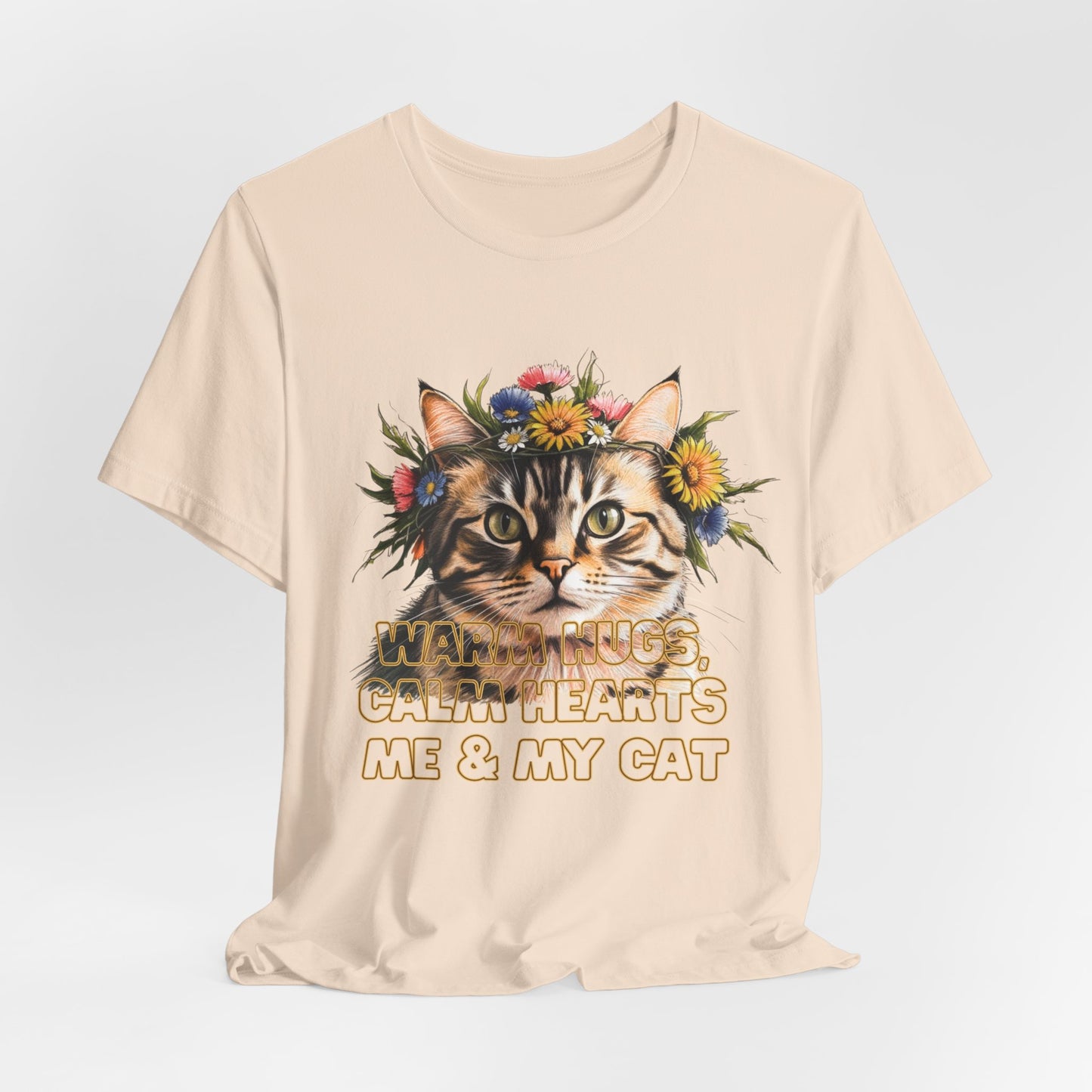 Warm Hugs Calm Hearts Me & My Cat Women T-Shirt
