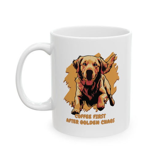 Coffee First After Golden Chaos Mug