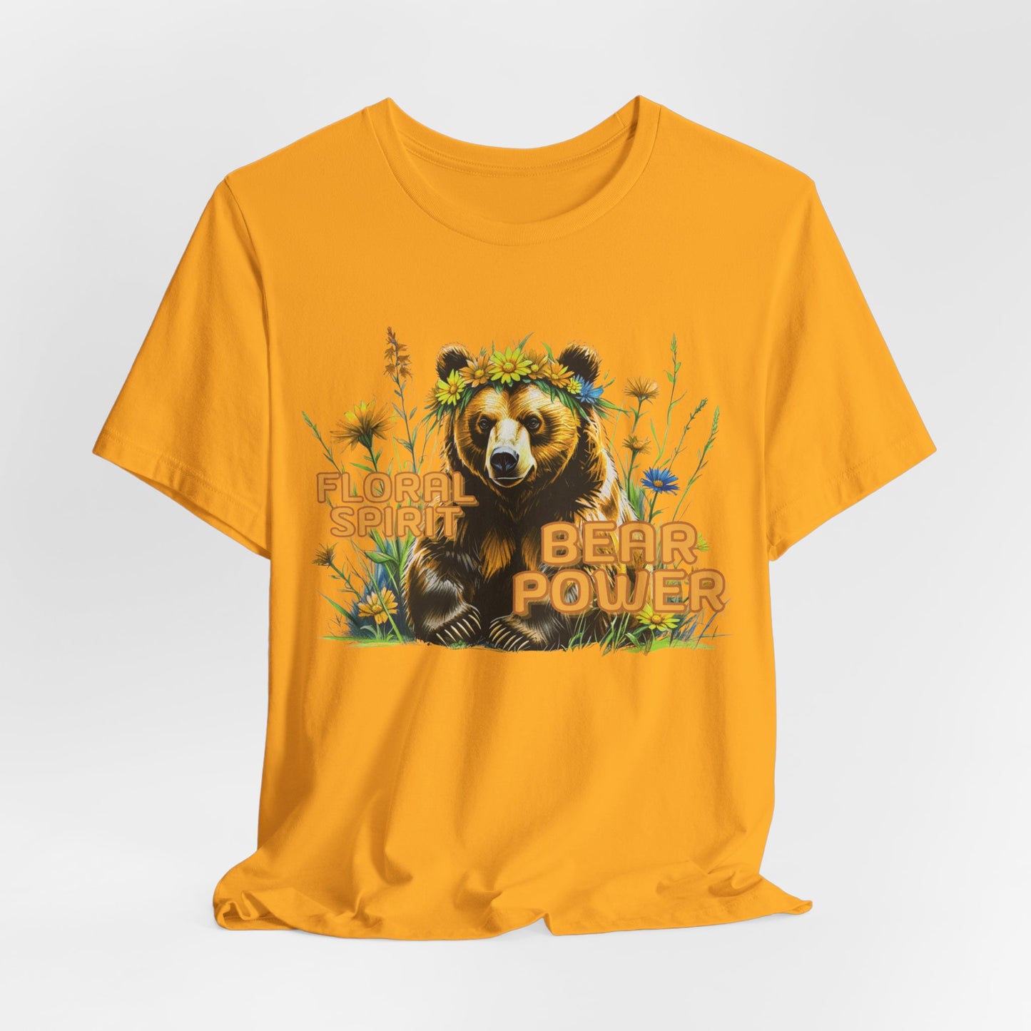 Floral Spirit Bear Power Women T-Shirt