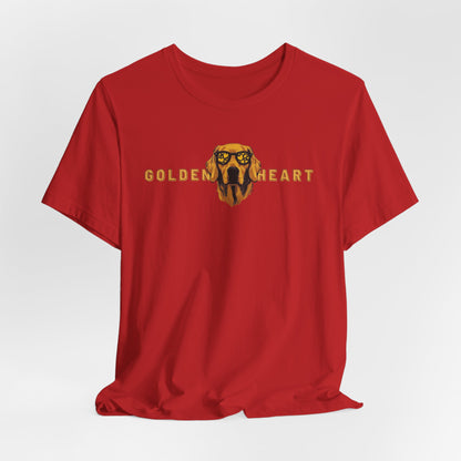 Golden Heart Unisex T-Shirt