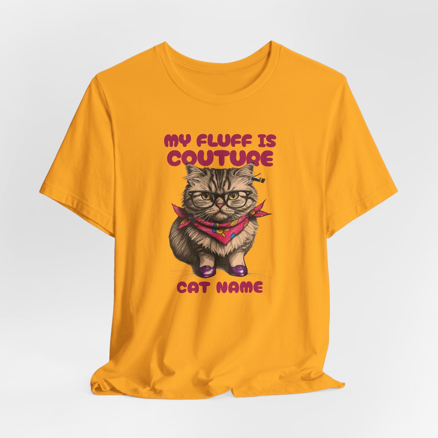 Cat Name Personalize Women T-Shirt