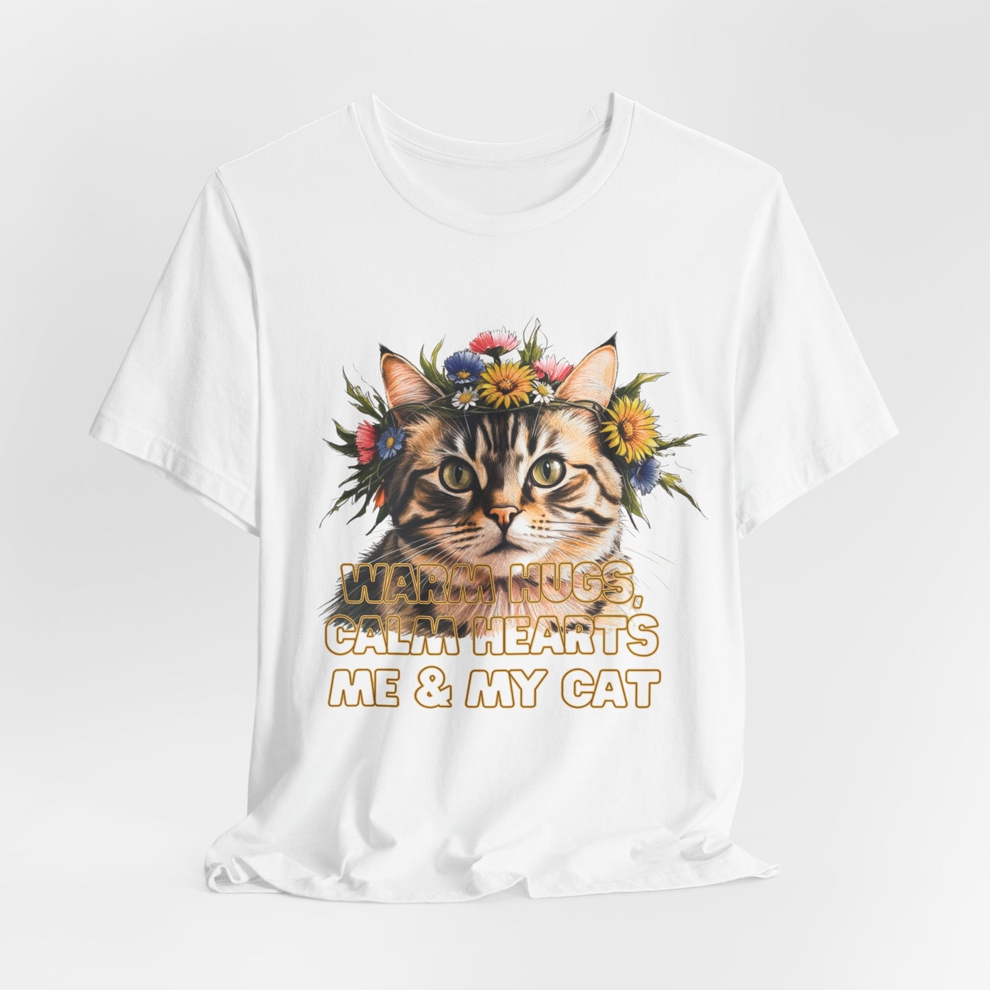 Warm Hugs Calm Hearts Me & My Cat Women T-Shirt