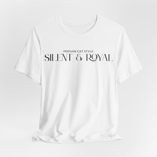 Sit Like A King Persian Cat Style Unisex T-Shirt