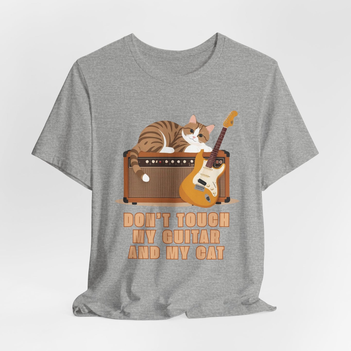Don’t Touch My Guitar Or My Cat Unisex T-Shirt