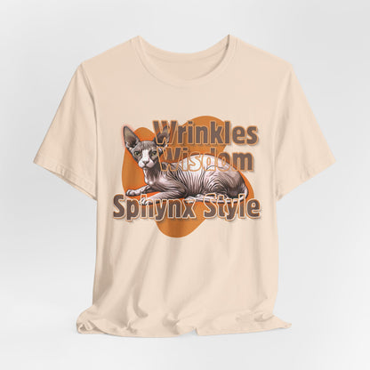 Wrinkles & Wisdom Sphynx Style Unisex T-Shirt