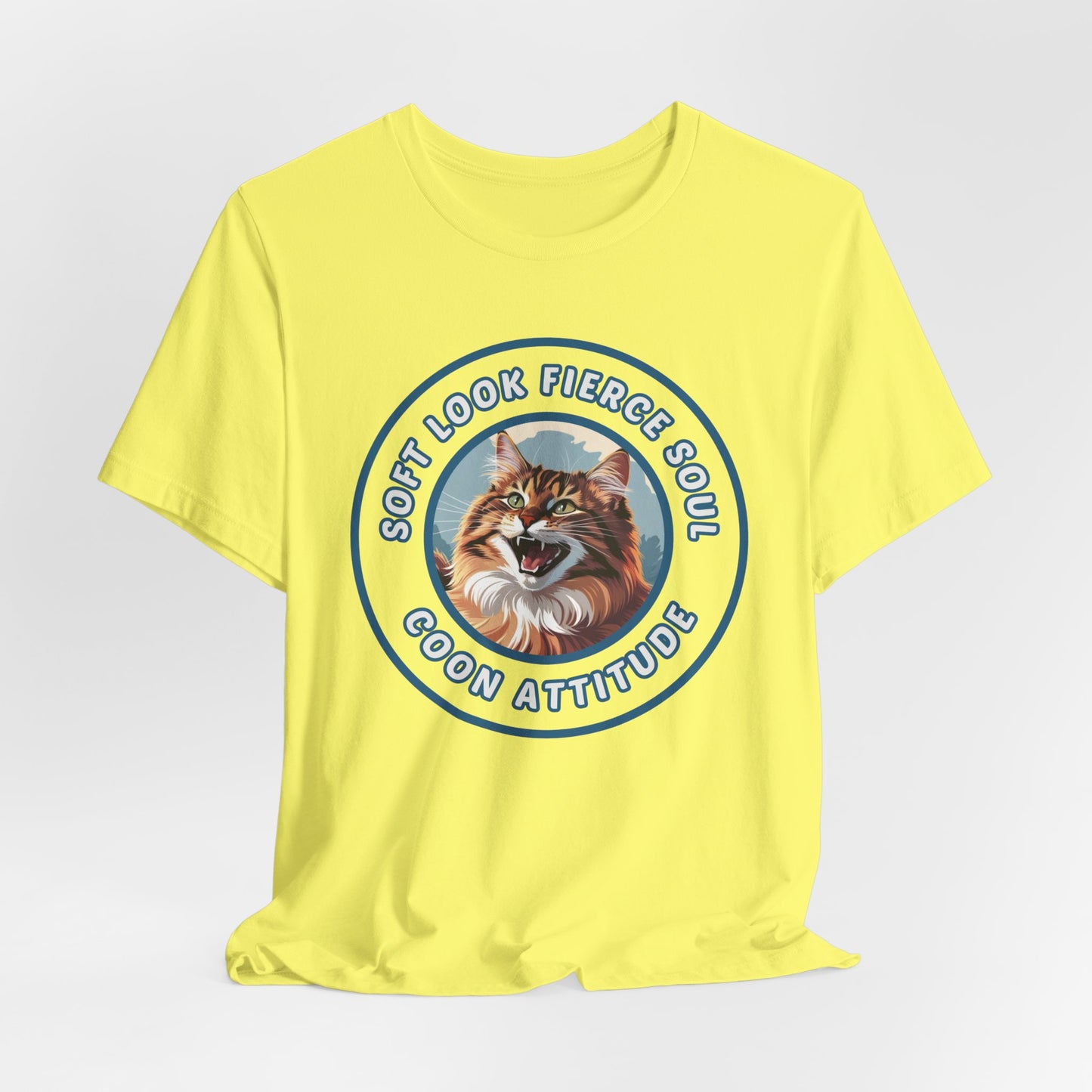 Soft Look Fierce Soul Coon Attitude Unisex T-Shirt