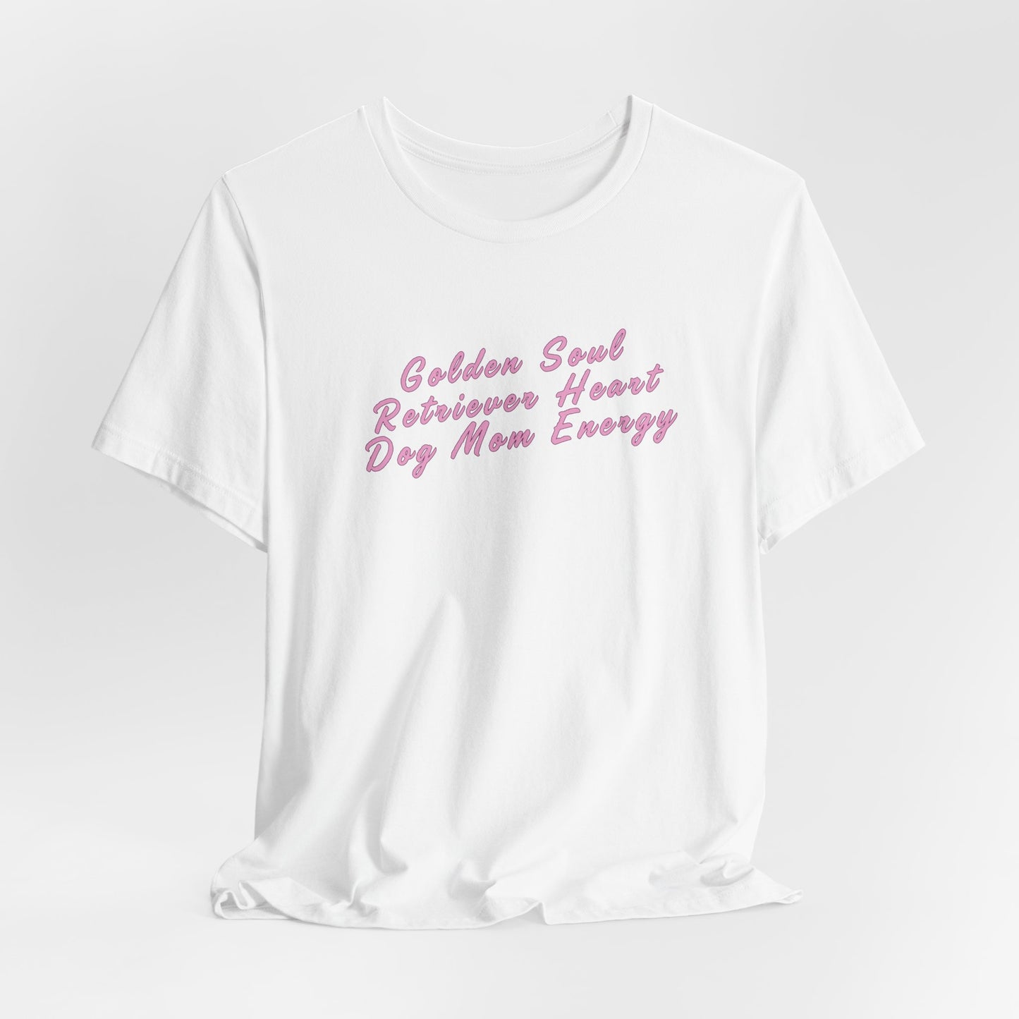 Golden Soul Retriever Heart Dog Mom Energy Women T-Shirt