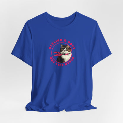 Stylish & Soft Cat Life Style Women T-Shirt