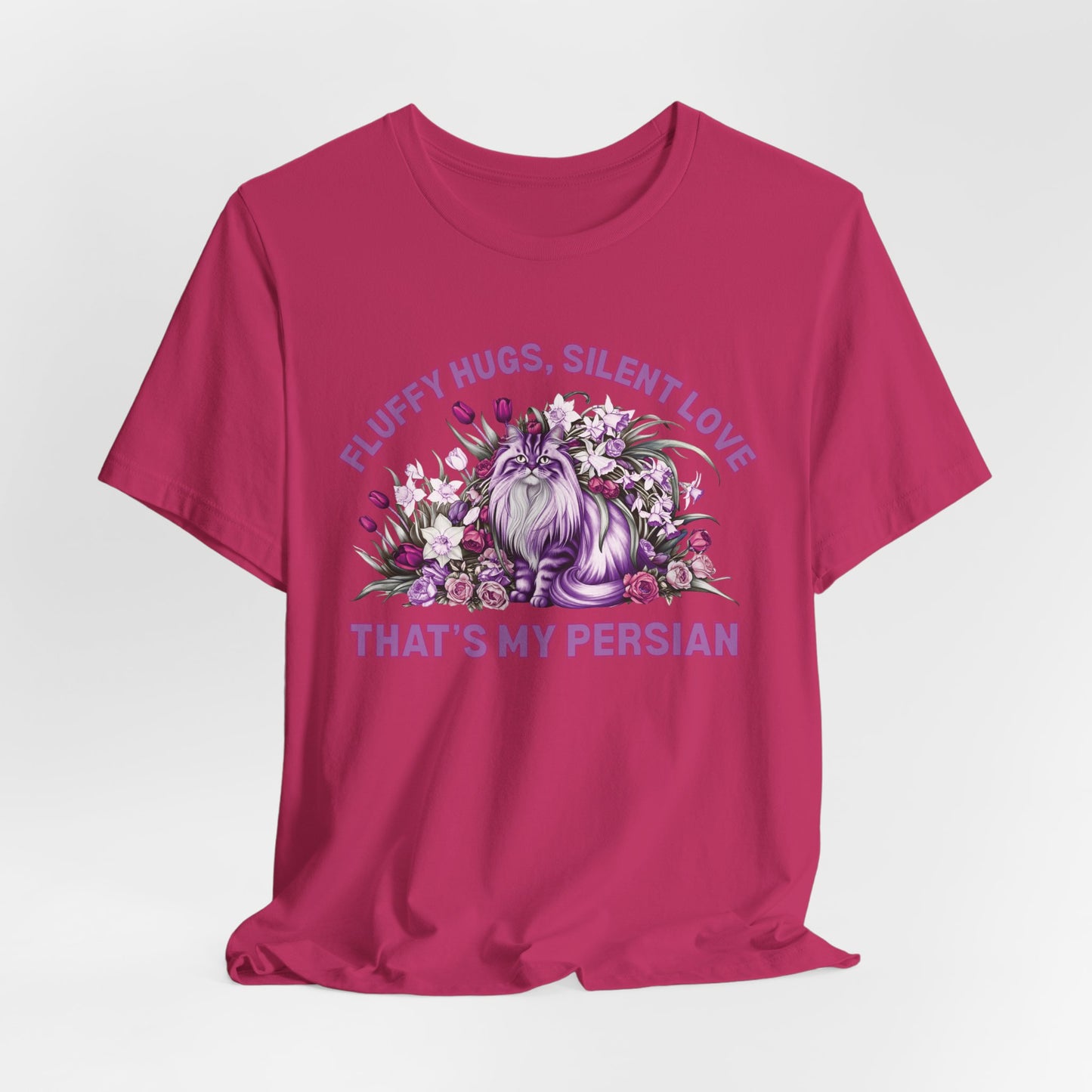 Fluffy Hugs Silent Love That’s My Persian Women T-Shirt