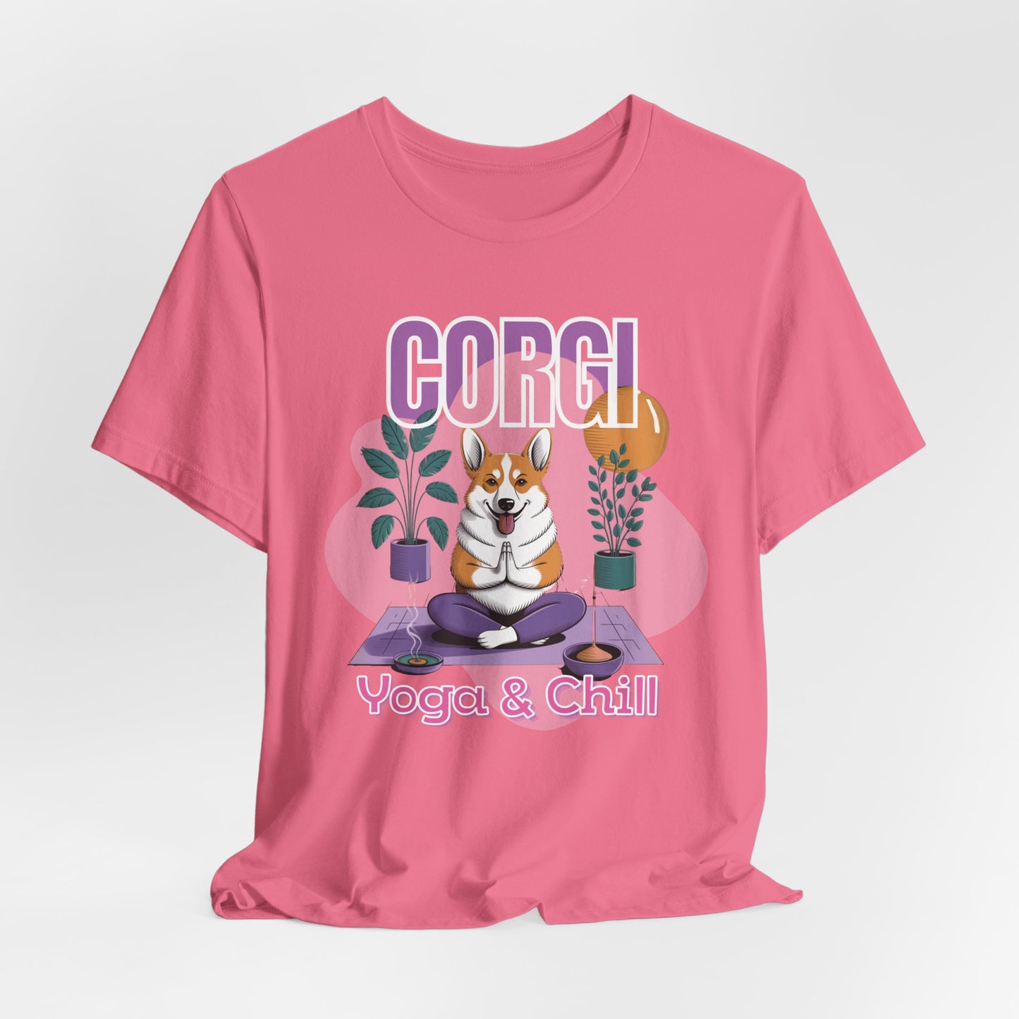 Corgi Yoga & Chill Women T-Shirt