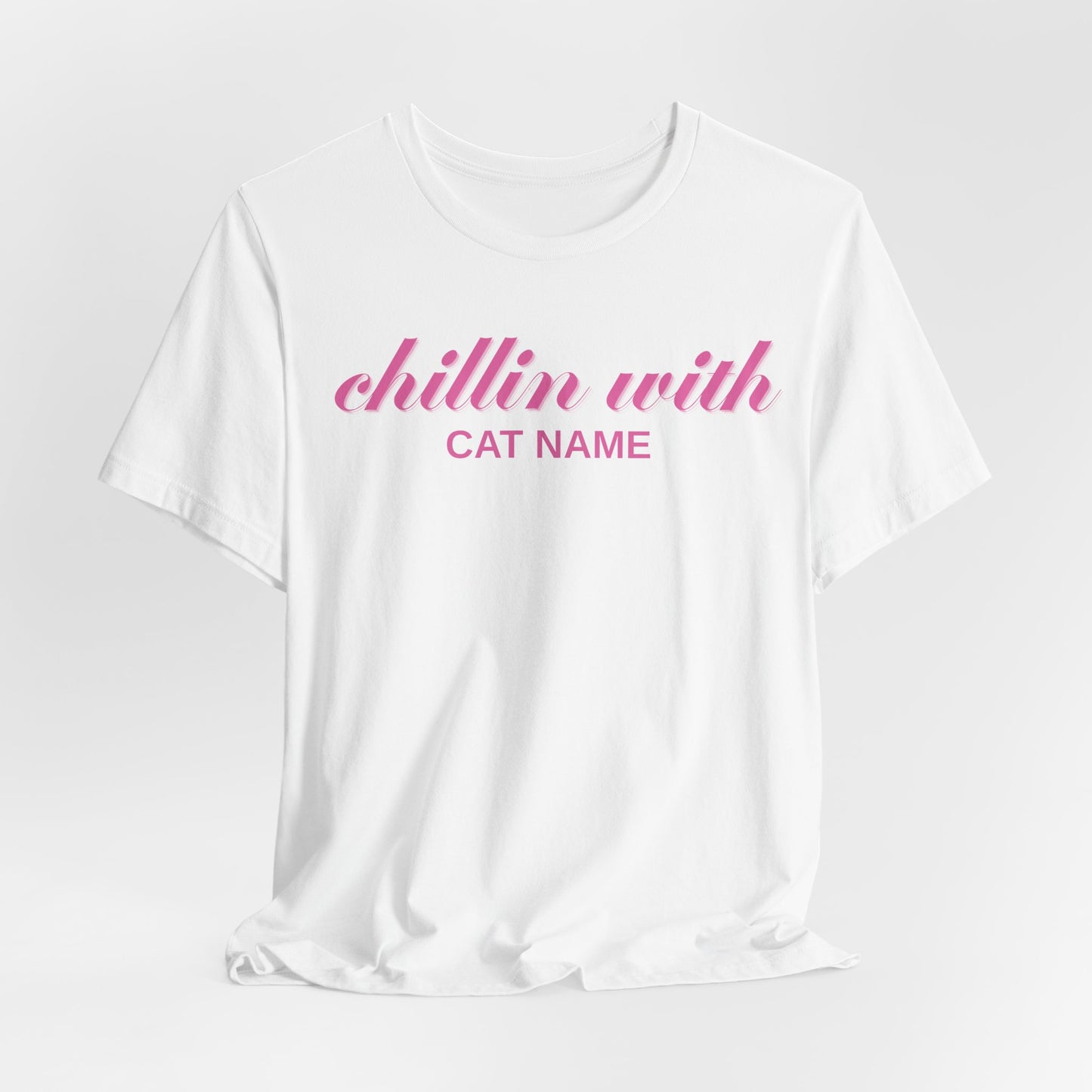 Cat Name Personalize Women T-Shirt