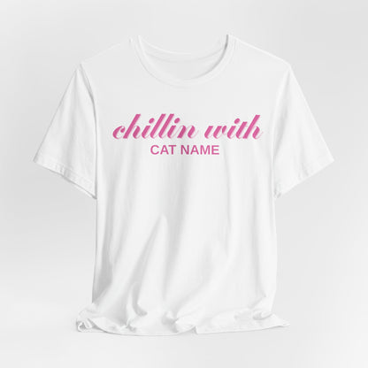 Cat Name Personalize Women T-Shirt