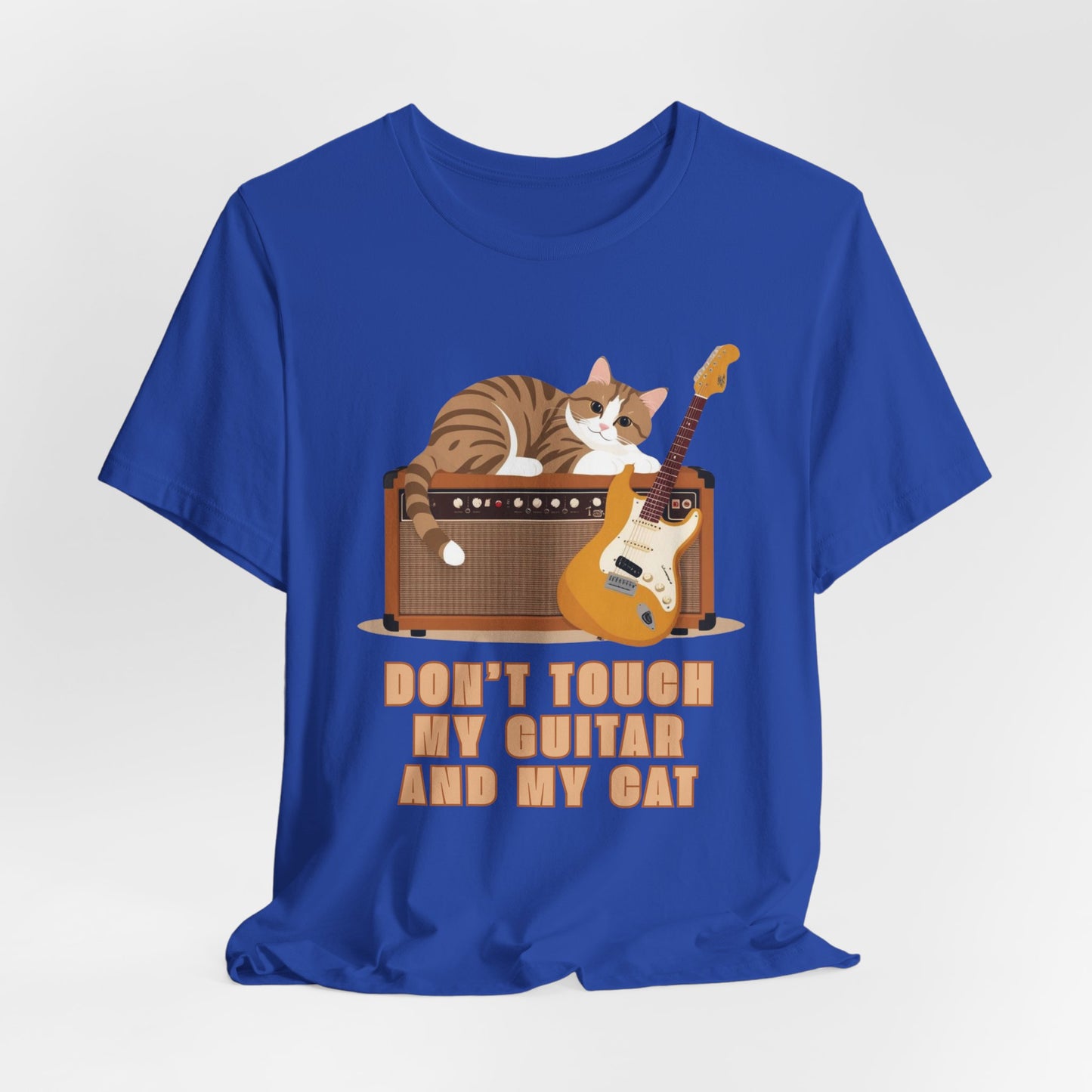 Don’t Touch My Guitar Or My Cat Unisex T-Shirt