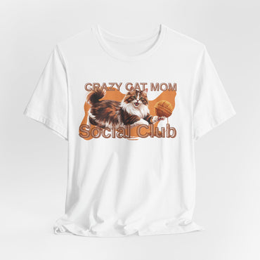 Crazy Cat Mom Social Club Women T-Shirt