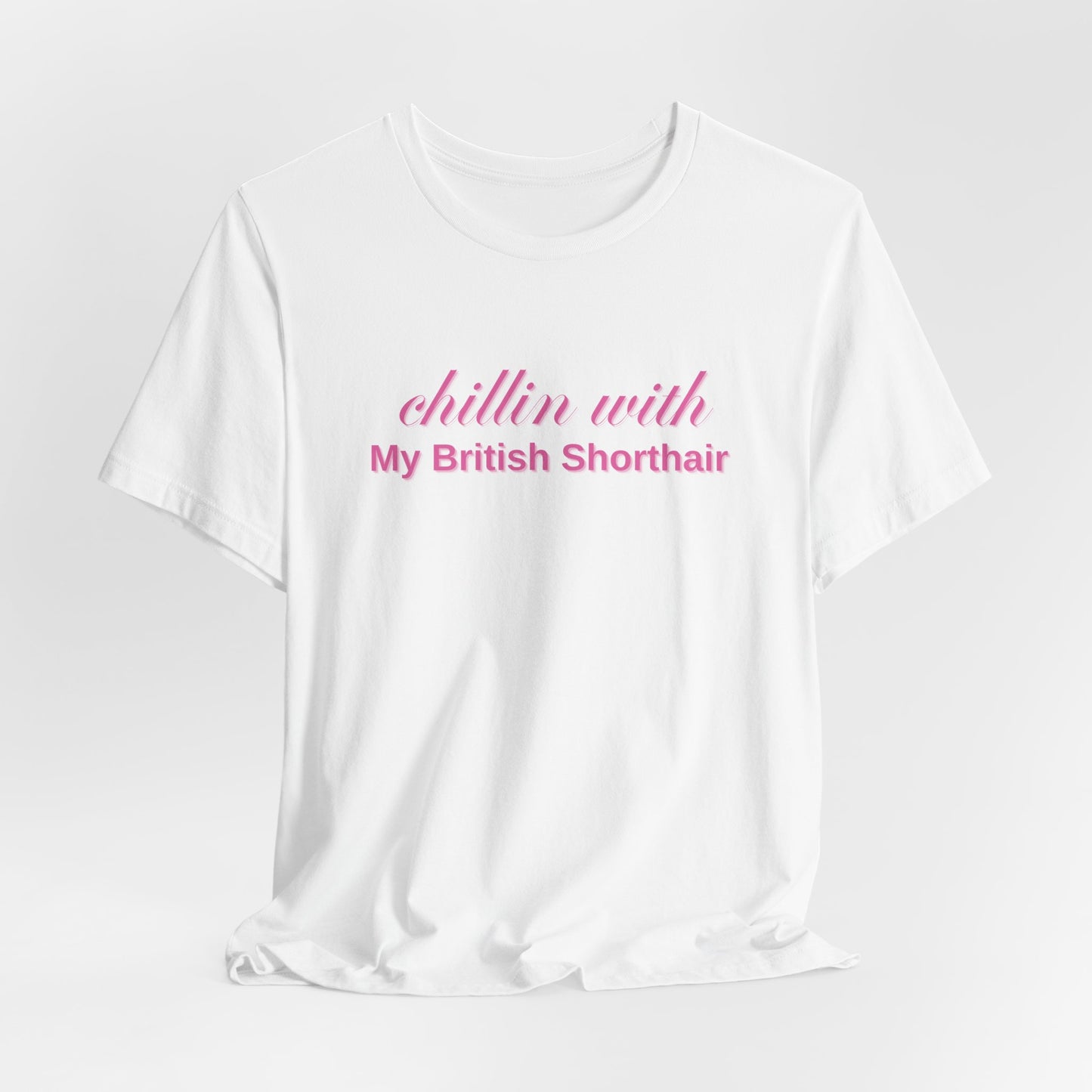 Chillin With My British Shorthair Women T-Shirt