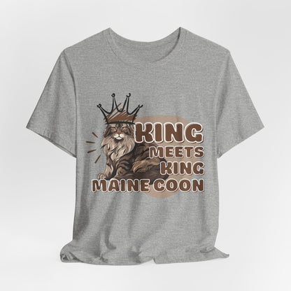 King Meets King Maine Coon Men T-Shirt