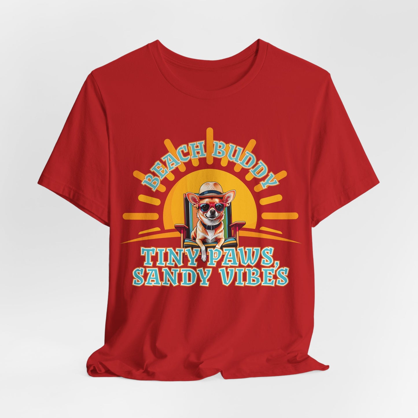 Beach Buddy Tiny Paws Sandy Vibes Unisex T-Shirt
