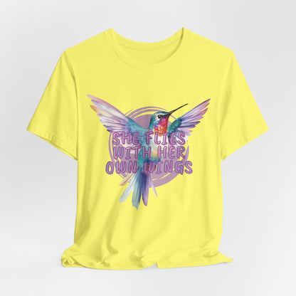 She Flies With Her Own Wings Women T-Shirt