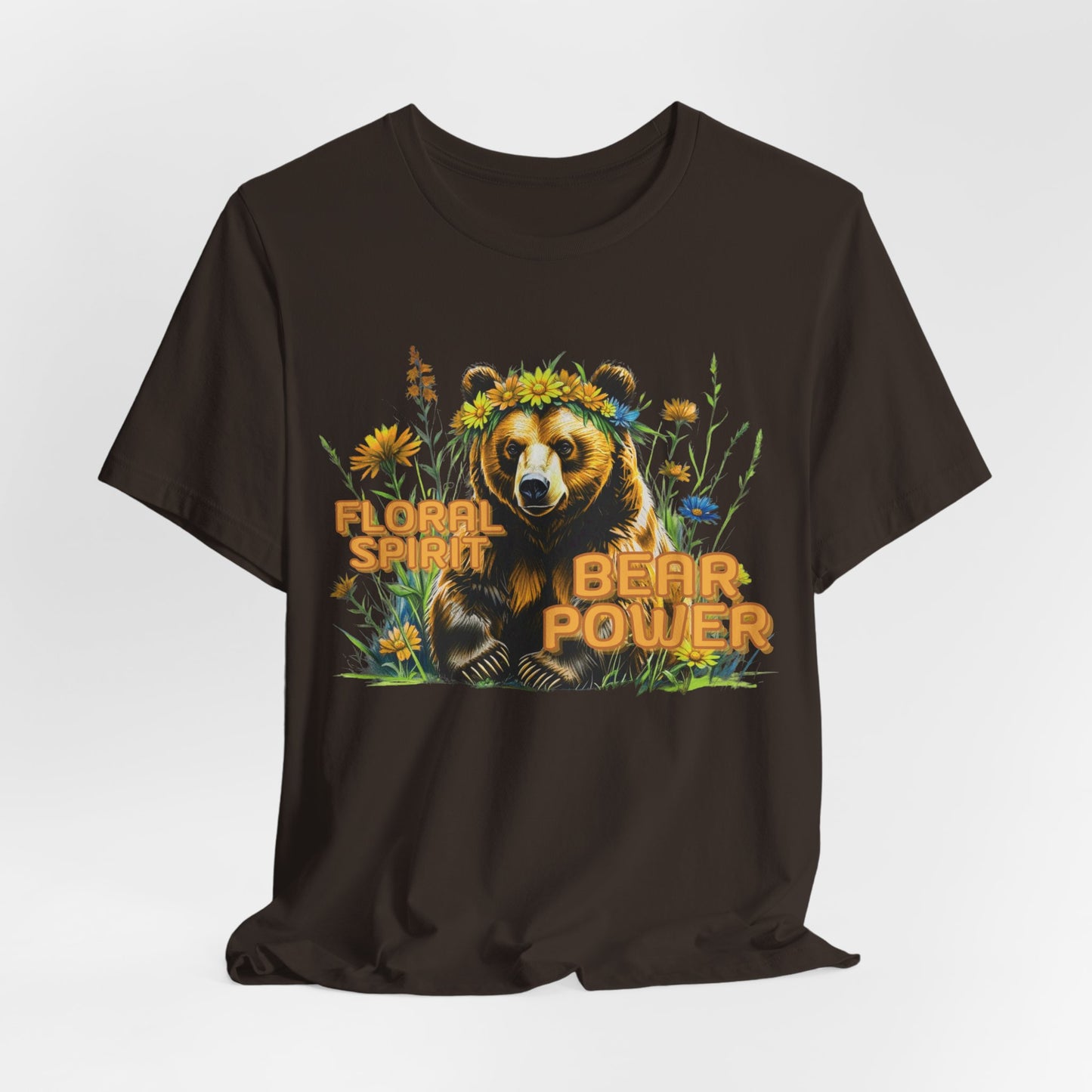 Floral Spirit Bear Power Women T-Shirt