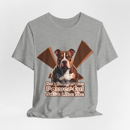 Not Dangerous Powerful Just Like Me Unisex T-Shirt
