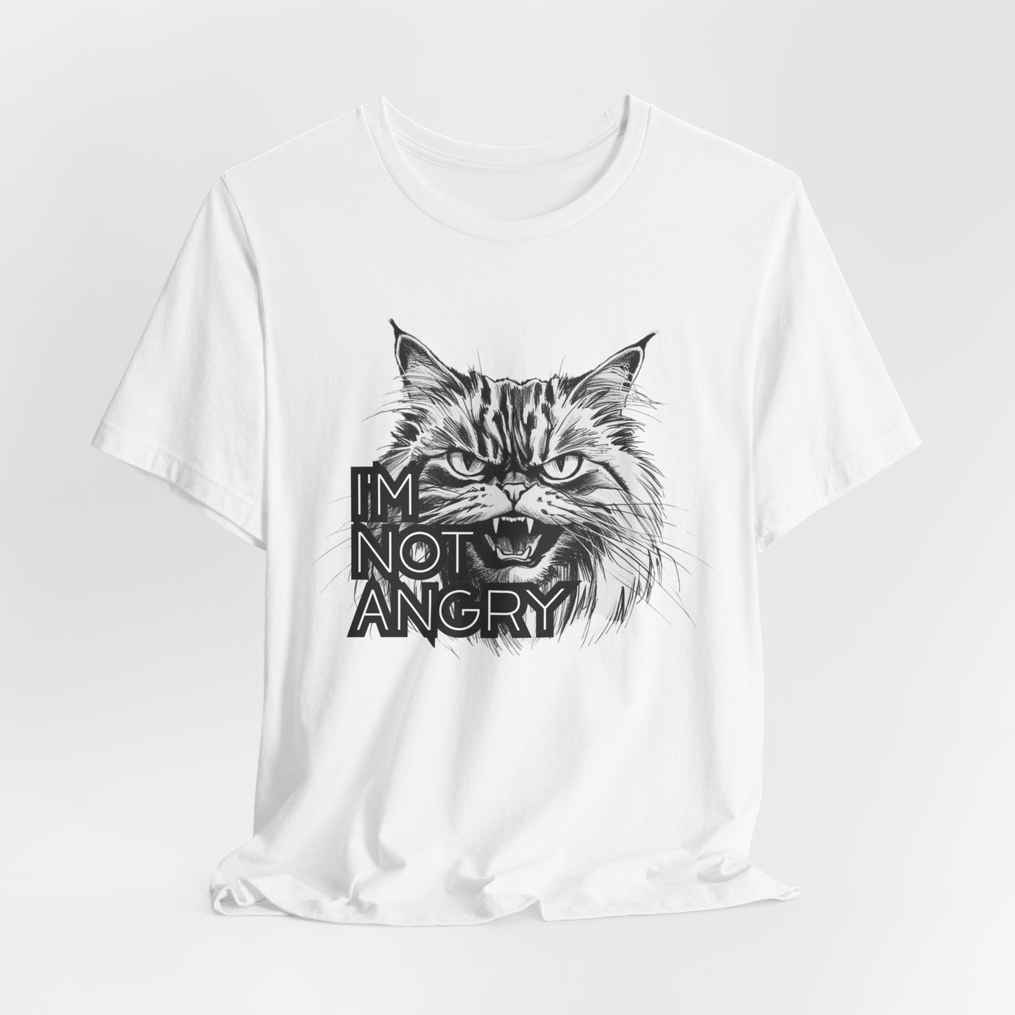 I'm Not Angry Unisex T-Shirt