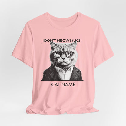 Cat Name Personalize Unisex T-Shirt