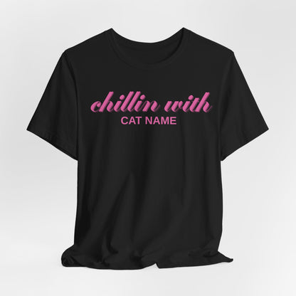 Cat Name Personalize Women T-Shirt
