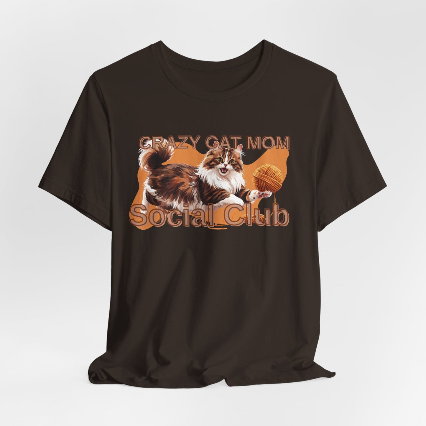 Crazy Cat Mom Social Club Women T-Shirt