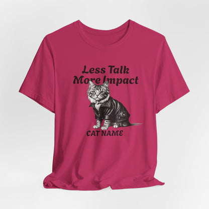 Cat Name Personalize Unisex T-Shirt
