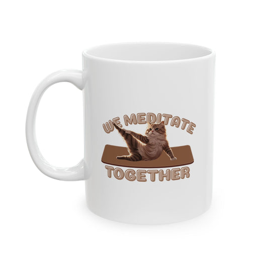 We Meditate Together Mug