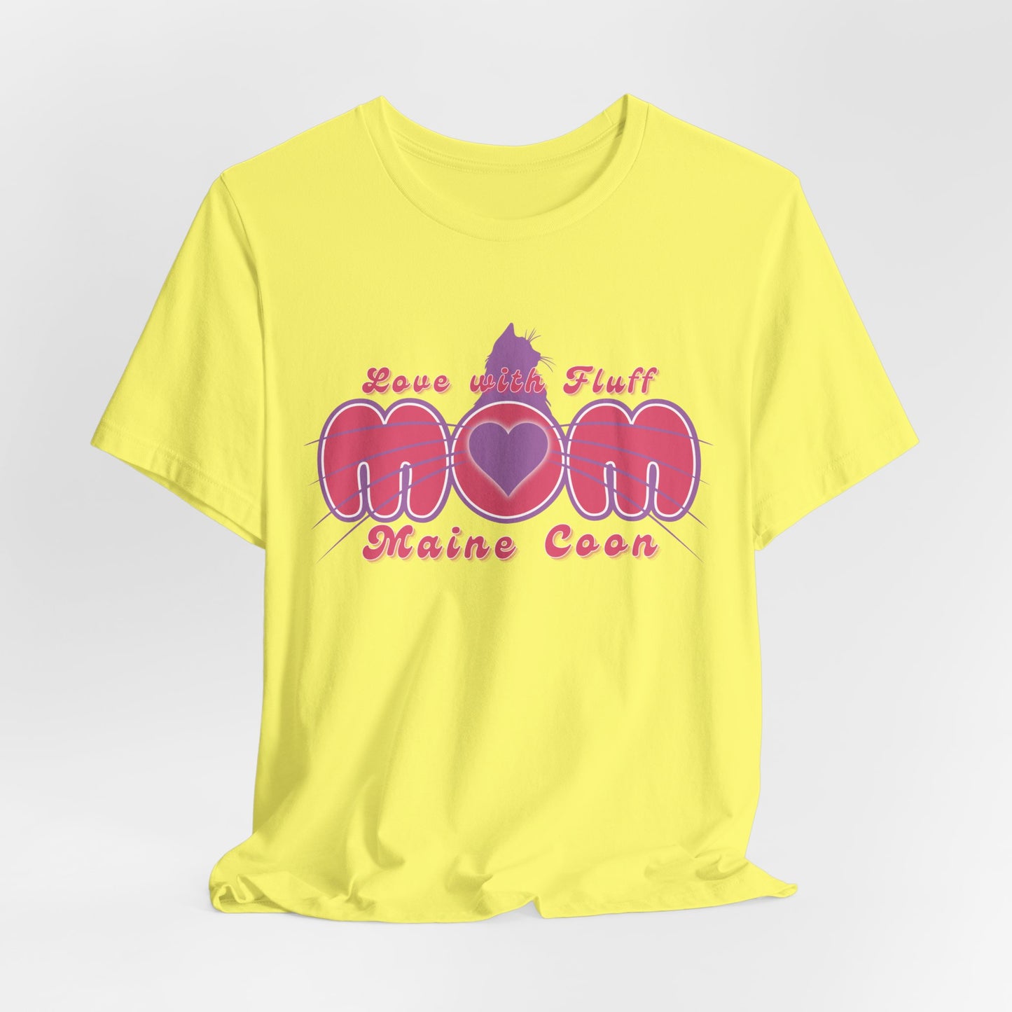 Maine Coon Mom Love With Fluff Women T-Shirt